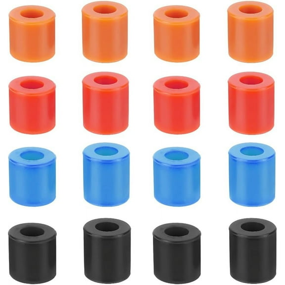 16pcs 3D Printer Heatbed Parts Silicone Bed Mounts 0.6 inch & 0.7 inch Leveling Solid Bed Mount Heat-Resistant Stable Solid Bed Mount Silicone Heat Bed Parts for Most of 3D Printers