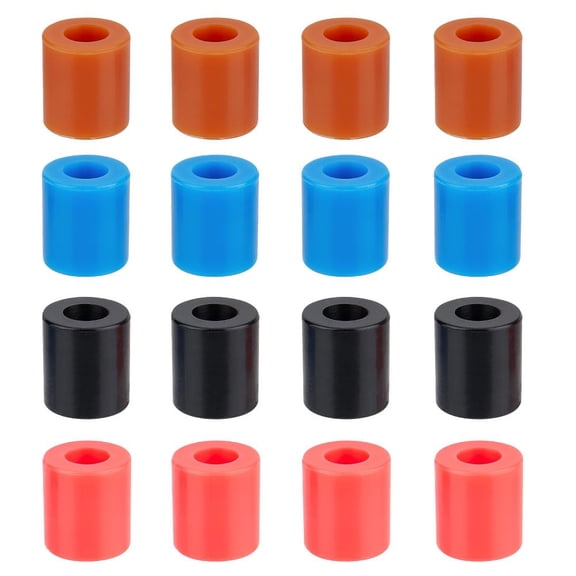 16pcs 3D Printer Heatbed Parts Silicone Bed Mounts 0.7x0.6 inch Leveling Solid Bed Mount Heat-Resistant Stable Solid Bed Mount Printers
