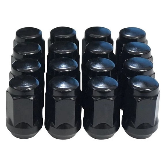 16pcs Black Acorn Wheel Lug Nuts M10*1.25, Hex 17mm Replacement for Can-Am ATV Outlander Renegade & Defender Maverick 800 1000 Trail Sport UTV