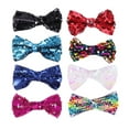 thumbnail image 1 of 16pcs Bowknot Decor Hairpin Shining Hairpin Headdress for Kid Child Girl (White, Red, Blue, Black, Color, Rosy, Sky Blue, Colorful, Each Color Has 2pcs)(Mixed Style), 1 of 9