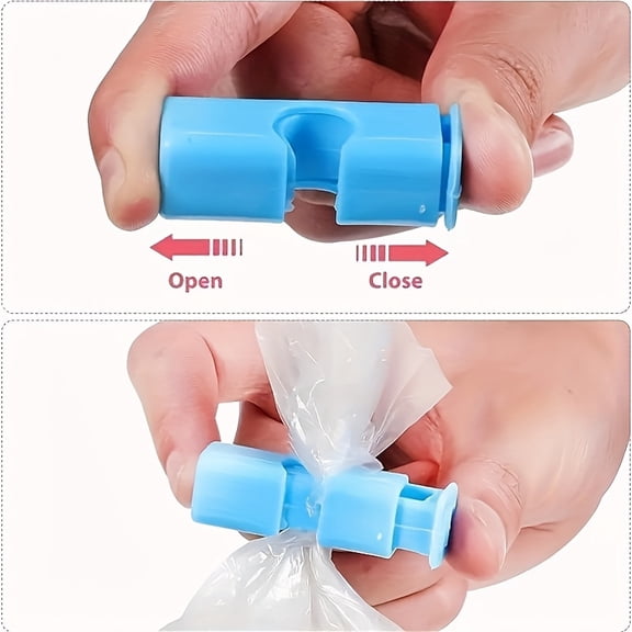 16pcs Bread Bag Clips, Bagel Bag Clips, Sealing Clips, Easy Squeeze and Lock, Suitable for Sealing Various Bags, Household Kitchen Supplies, colors will be shipped randomly.