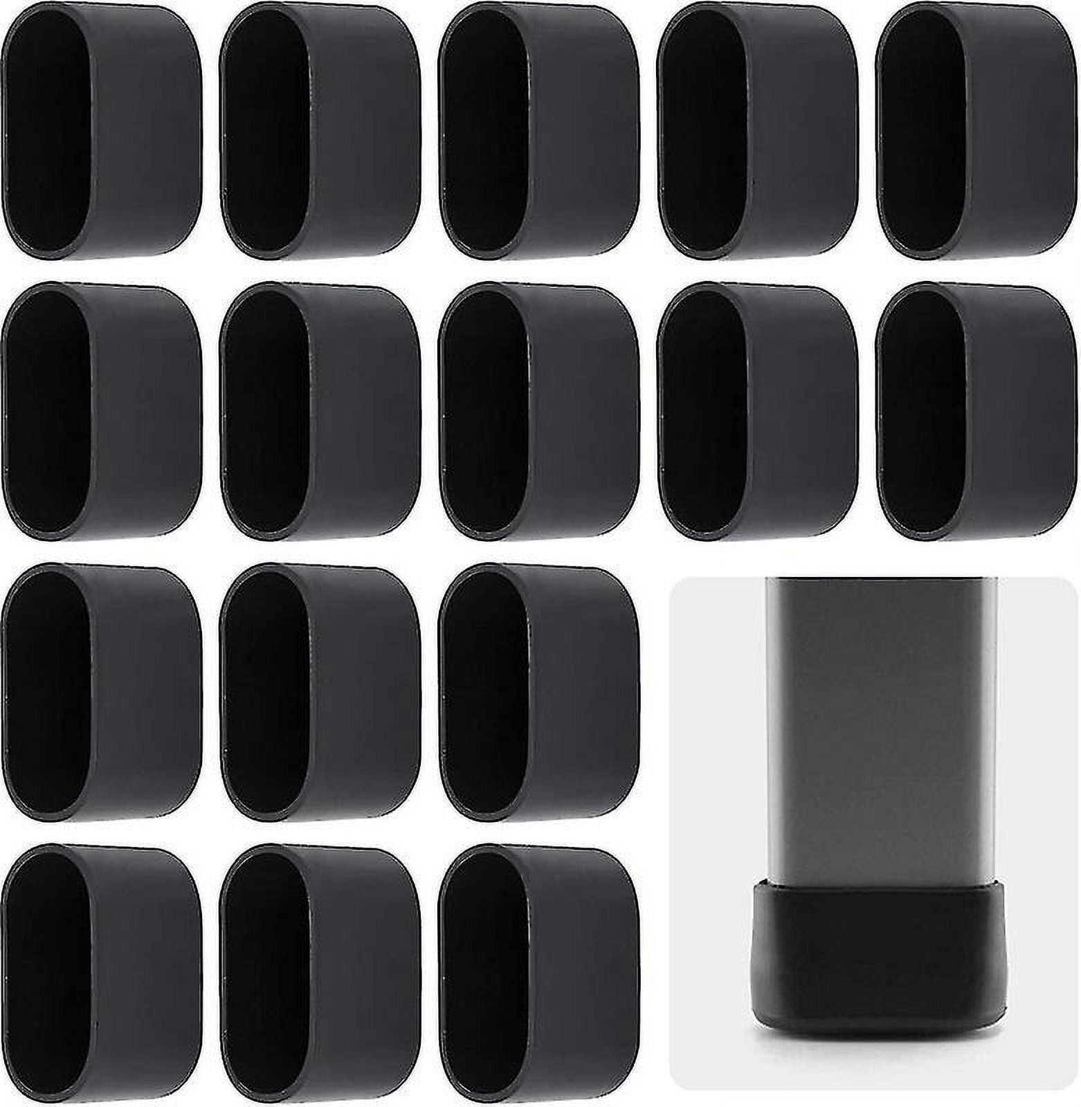 16pcs Chair Leg Caps, Floor Protection, Foot Covers, Plastic Cover Caps ...