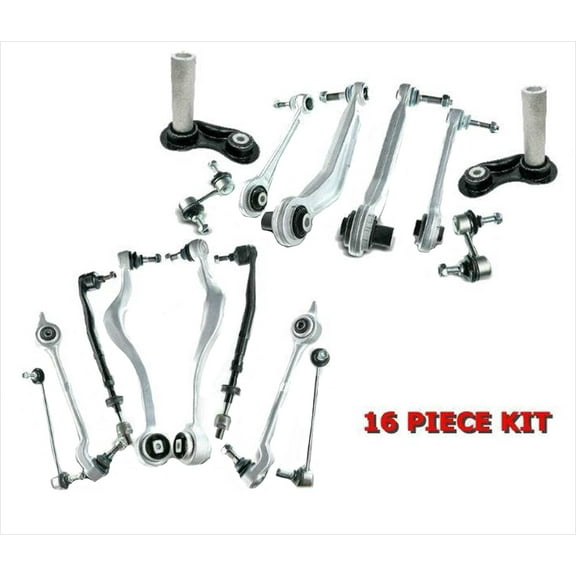 16pcs Control Arm Tie Rod Ball Joint Suspension Kit for BMW E39 525i 528i 530i
