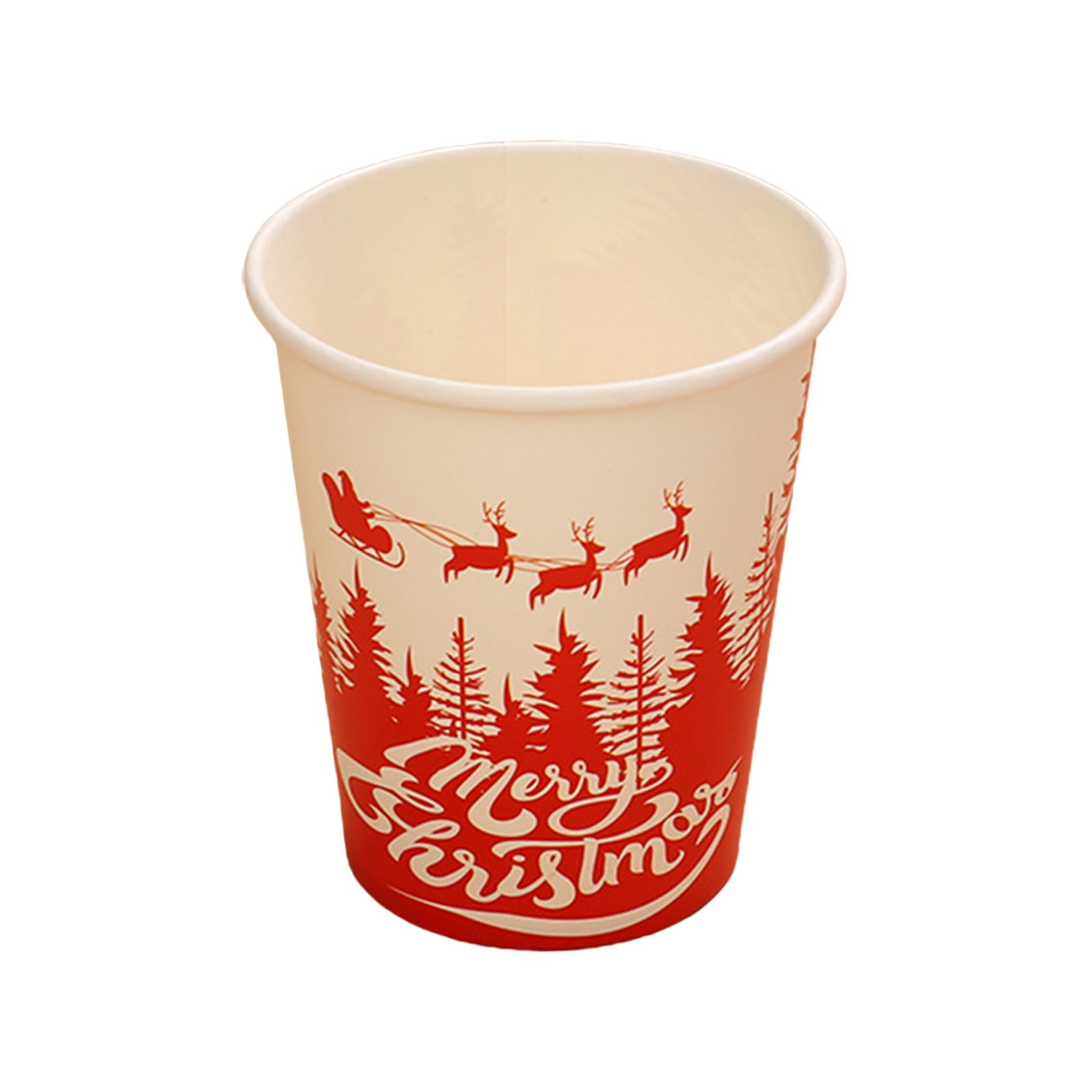 16pcs Disposable Christmas Paper Cups, Christmas Party Supplies, Winter ...