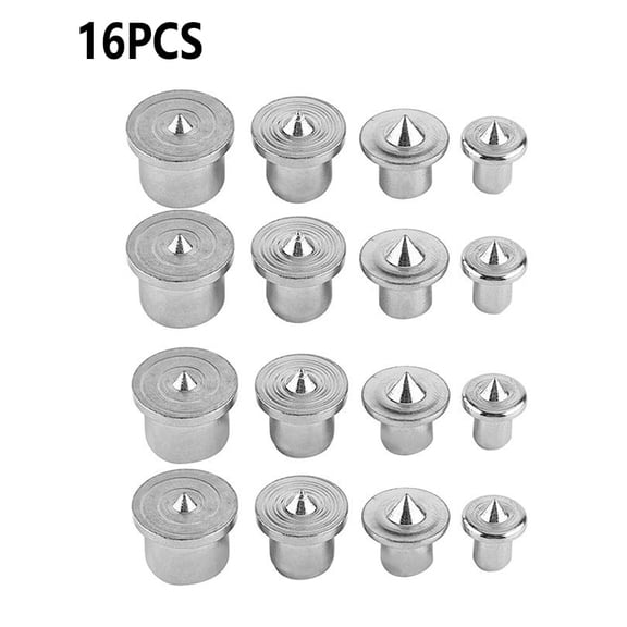 16pcs Dowel Drill Centre Points Pin Wood 6mm/8mm/10mm/13mm Dowel Tenon Center Set Dowel Centre Point Woodworking Wood Drill Bit