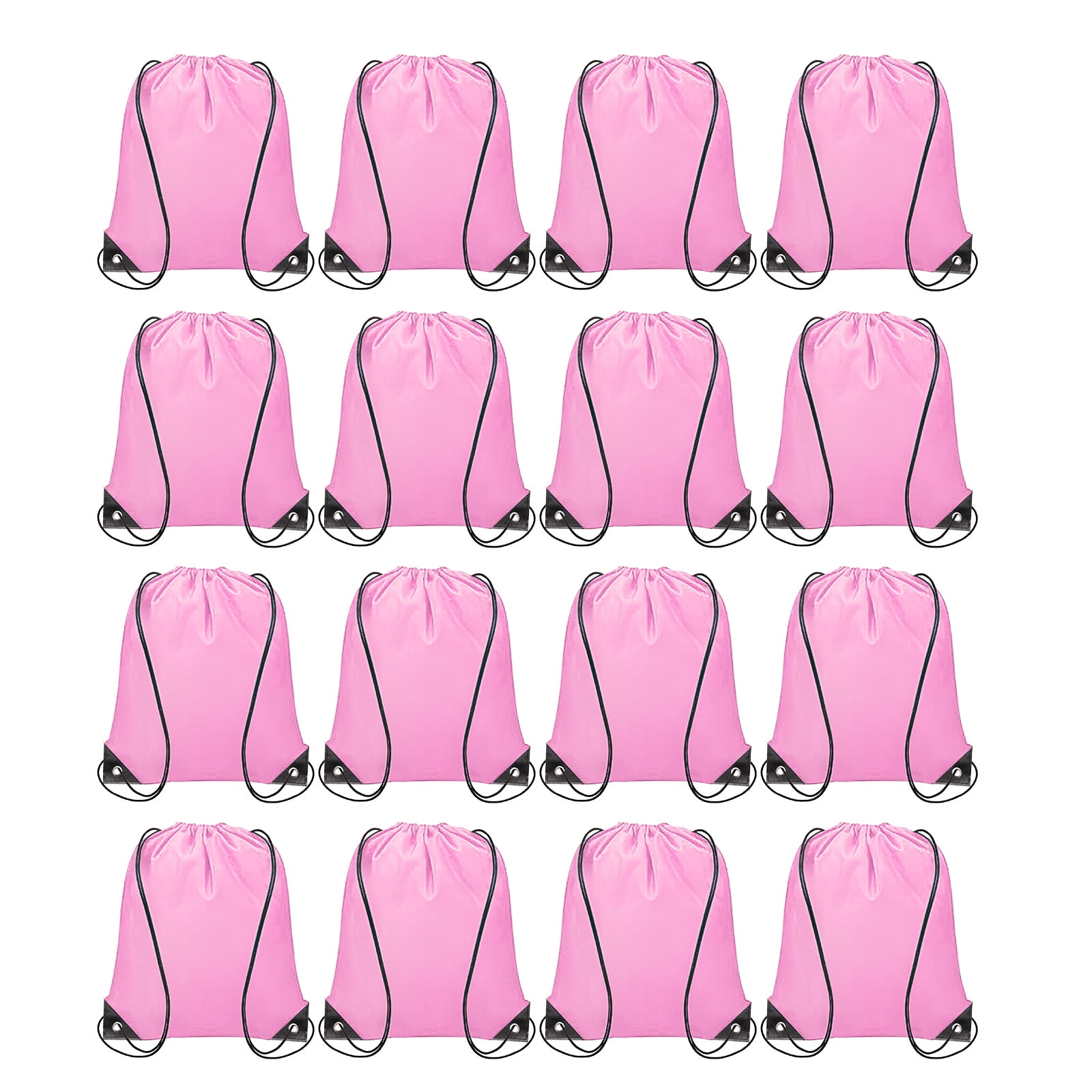 Pink Drawstring Bag