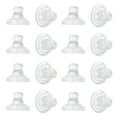 thumbnail image 1 of 16pcs Earring Backs, Silicone Clear Earring Backs Replacements Making Kit Locking Secure Earrings Back for Studs Droopy Earrings for Women Men, Clear, 1 of 7