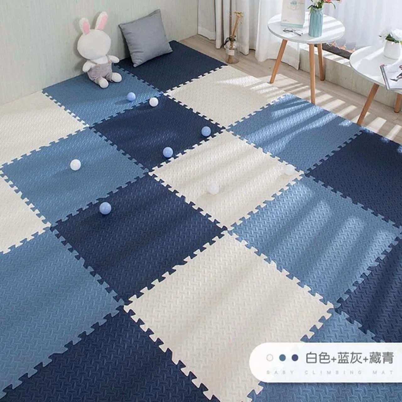 16pcs Foam Baby Play Mat Puzzle Mat Kids Interlocking Exercise Tiles Rugs Puzzle Floor Tiles Toy Carpet Soft Carpet 30*30*1cm