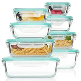 Pyrex Simply Store Glass Storage Container Set With Lids, 14 Piece
