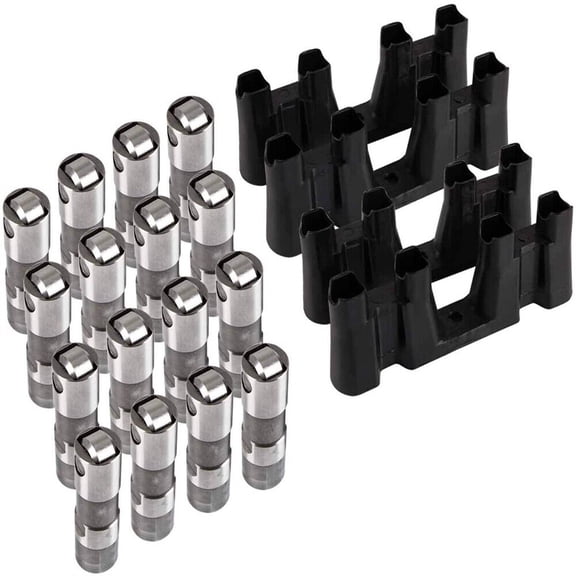 16pcs HL124 LS7 LS2 GM Performance Hydraulic Roller Lifters Kit w/ 4 Trays/