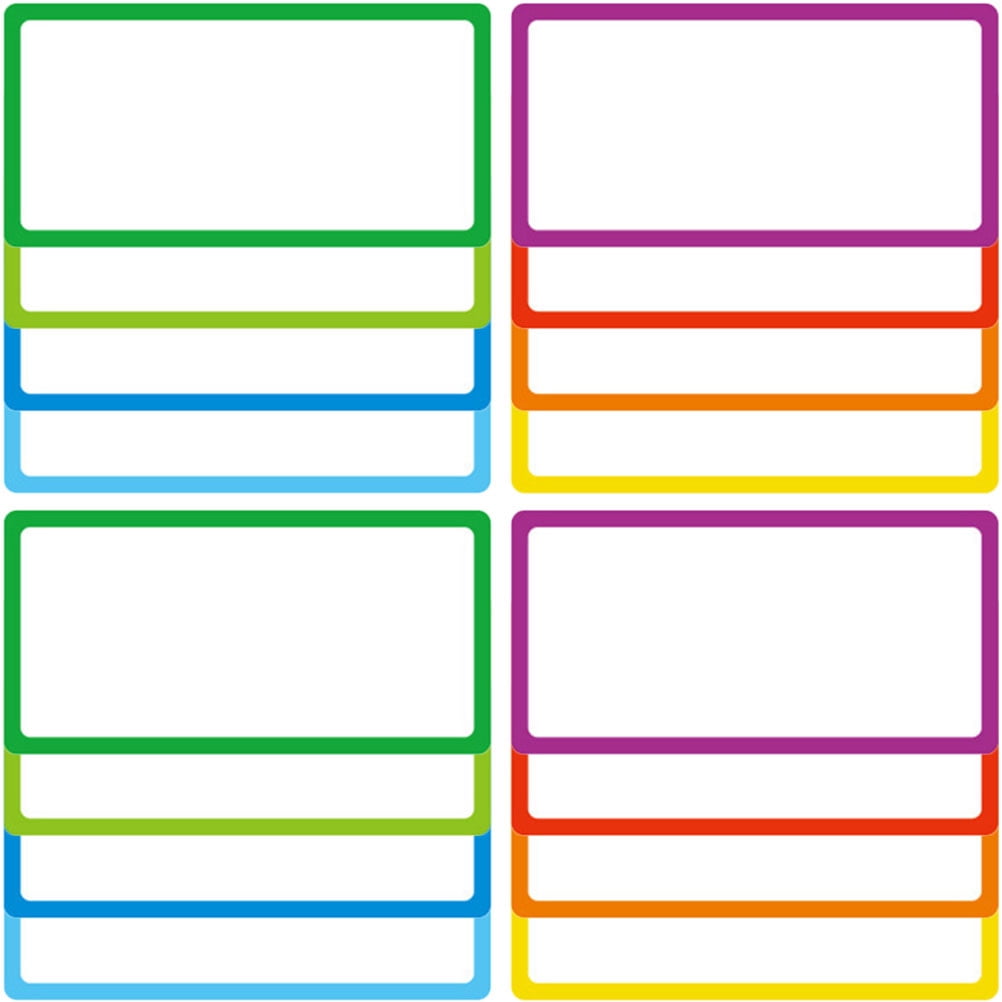 16pcs Handwritten Name Labels Dry Erase Name Labels Reusable