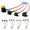 thumbnail image 1 of 16pcs Low Profile Mini Micro2 Fuse Taps Automotive Car Add a Circuit Fuse Kit 12V ATO ATC ATM APM Fuse Adapter Jumper Connector, 1 of 6