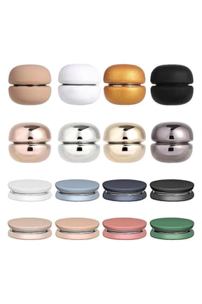 16pcs Magnetic Hijab Pins, Multipurpose Magnetic Hijab Buttons Colored Pinless Brooch Magnetic Scarf Clasp Hijab Pins