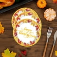 thumbnail image 1 of 16pcs Maple Leaf Pumpkin Party Tableware Paper Plates Thanksgiving Party Tableware Supplies Tableware Set, 1 of 6