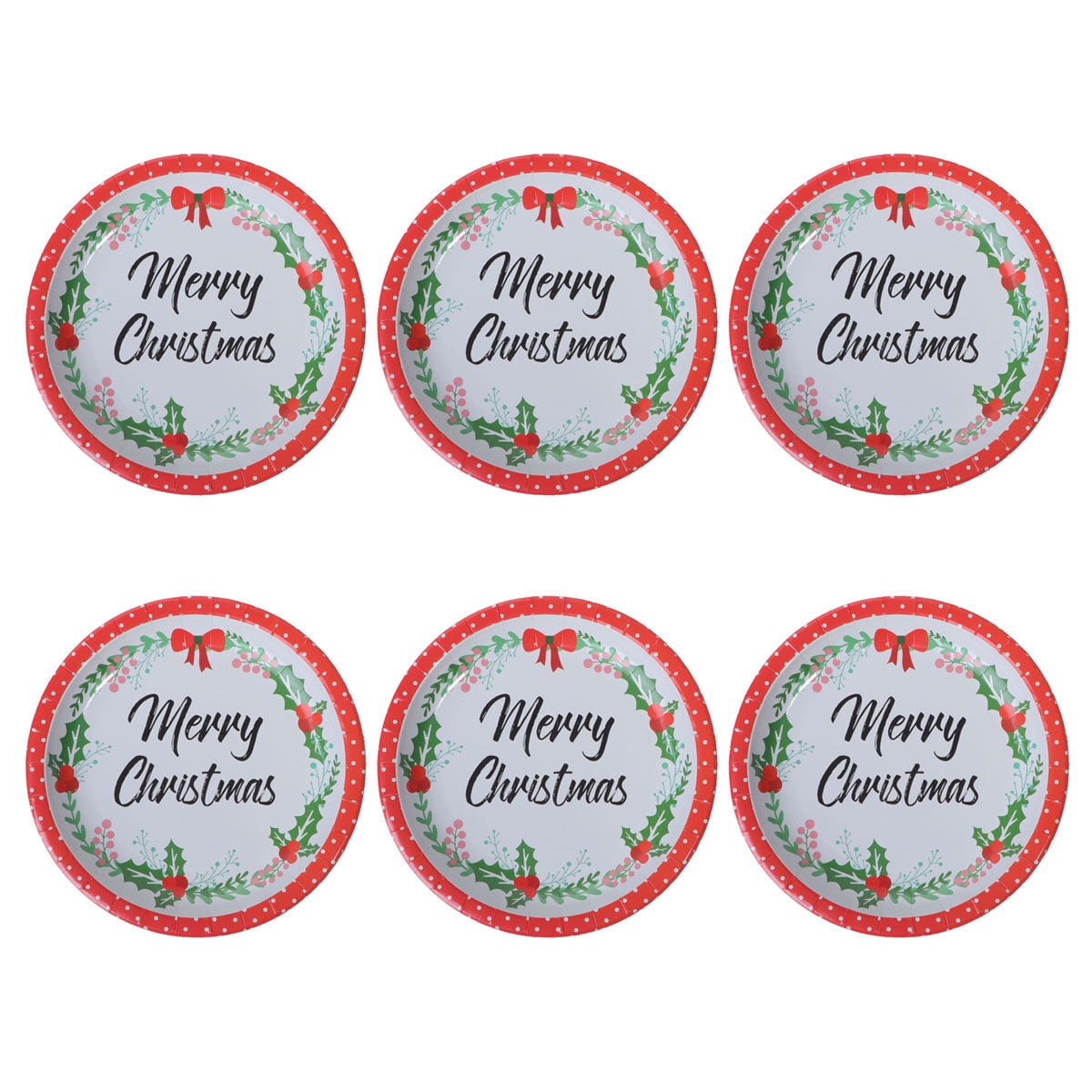 16pcs Merry Christmas Dinner Plates Disposable Plates Paper Tableware 16pcs-merry-christmas-dinner-plates-disposable-plates-paper-tableware