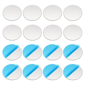 16pcs Metal Plate, 31.5x1.0mm Metal Plate Round Adhesive Backing Replacement Discs Stickers for Phone Magnet Mount Car Holder Phone Case Wall Wood Glass, Silver Tone
