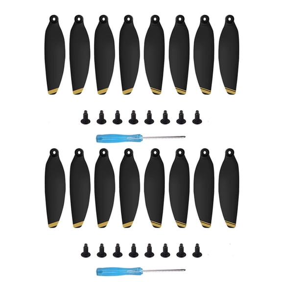16pcs Mini 2 Replacement Propellers for DJI Mini 2 SE/Mini 2/Mini SE/Mini 4K Drone, 4726FM Blades Props Quick-Release Propeller Wing Fans Spare Quadcopters Aircraft Camera Drones Accessories,Golden