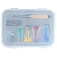 thumbnail image 1 of 16pcs Multifunction Fabric Bias Tape Maker Set Tool 6mm 12mm 18mm 25mm Fabric Sewing Quilting Bias Binding Maker, 1 of 10