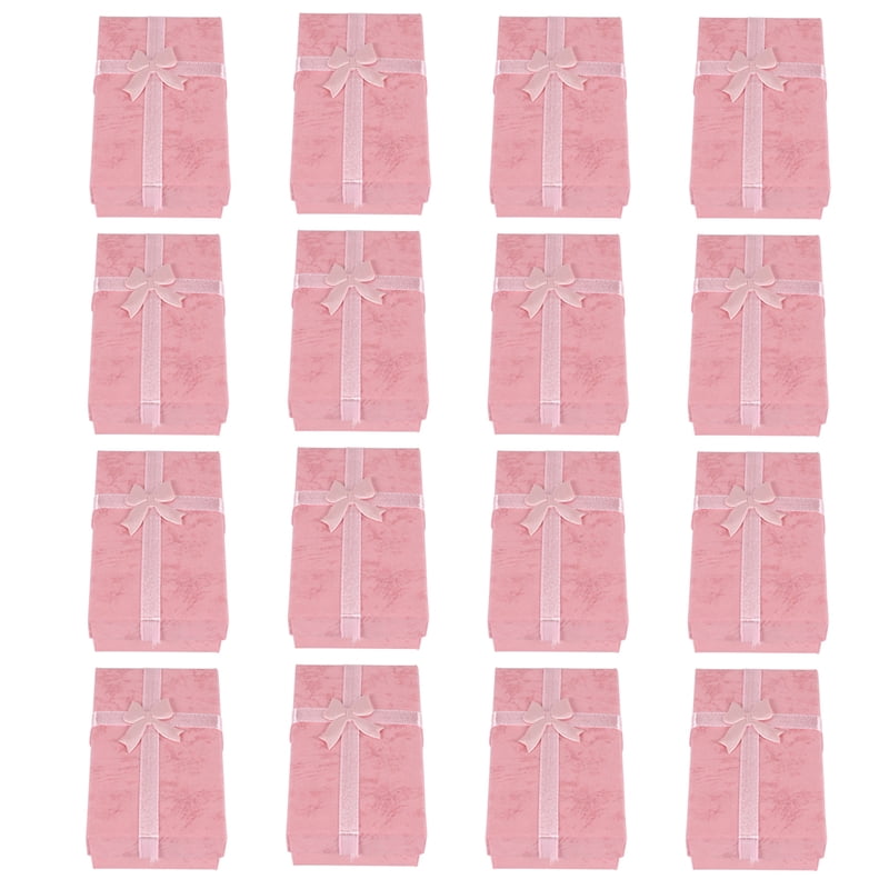 16pcs Paper Jewelry Gifts Boxes For Jewelry DisplayRings, Small
