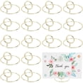 thumbnail image 1 of 16pcs Place Card Holders Round Table Card Holders Alloy Table Number Holders Name Card Sign Holders Golden Photo Holder Pictures Stand Clips, 1 of 9