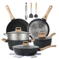thumbnail image 1 of 16pcs Pots And Pans Set Non Stick Cookware Nonstick With Cooking, 1 of 7