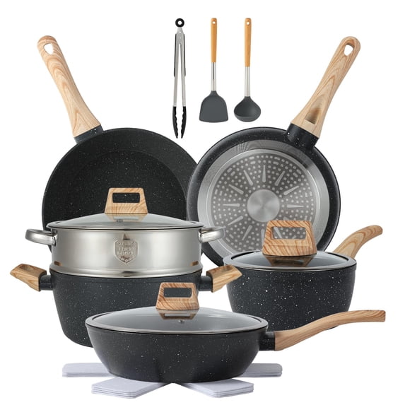16pcs Pots And Pans Set Non Stick Cookware Nonstick With Cooking