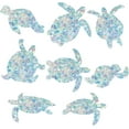 16pcs Sea Turtle Window Stickers 8 Styles Tortoise Window Decal 3D