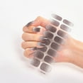 16pcs SemiCured Gel Nail Stickers Strips Patch Sliders Waterproof Long