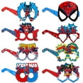 thumbnail image 1 of 16pcs Spider-Man Paper Eyeglasses Party Favors Supplies Birthday Party Decorations Gifts Photo Booth Props for Kids Boys, 1 of 4