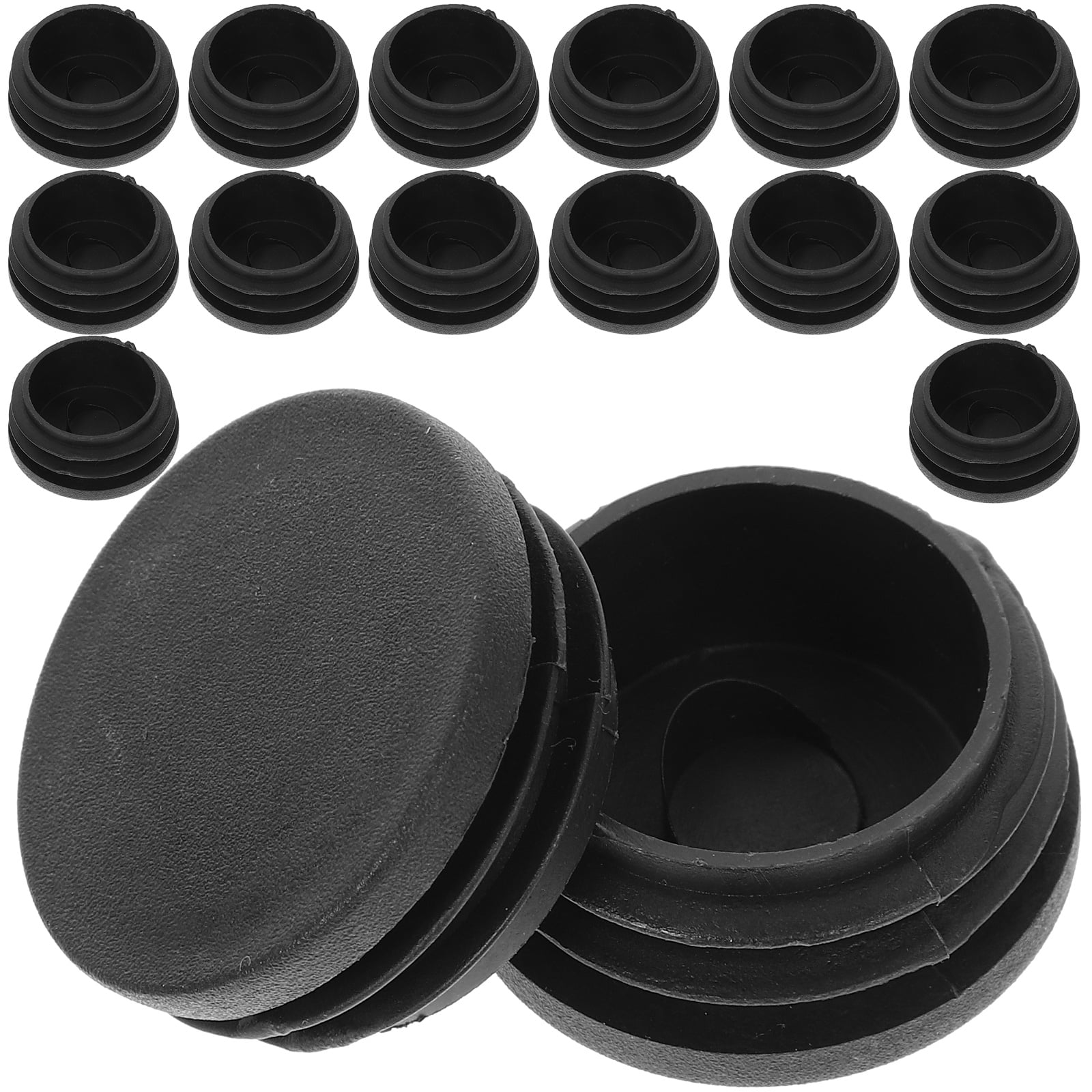 16pcs Tubing Plug Caps Chair Glide Caps Furniture Chair Leg Pipe Covers
