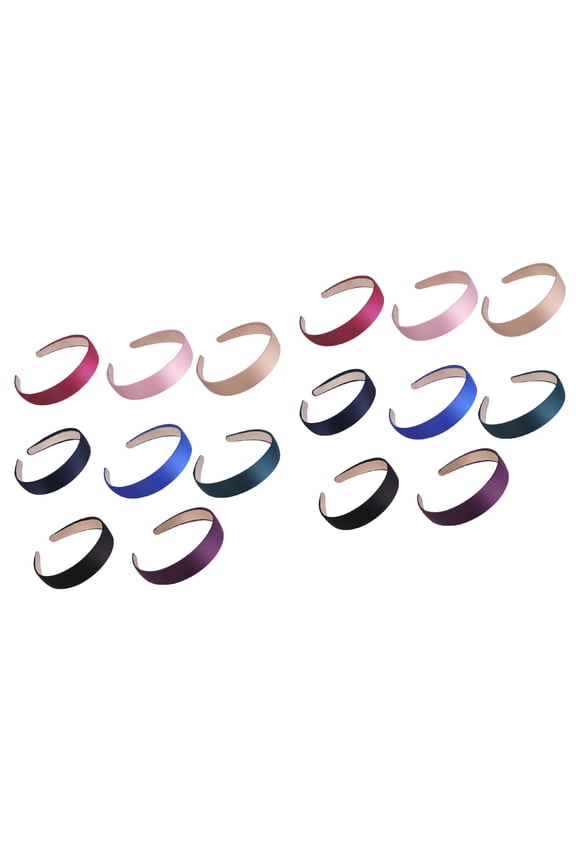 Elastic Headwear Accessories for Ladies - Simple and Beautiful, All Occasions - 16Pcs