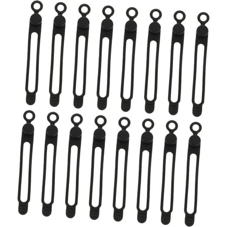 16pcs Wire Organizer Computer Stand for Desk Headphones Holder for Desk Cable Organizer for Desk Cable Management Desk Wire Holder Charging Cord Organizer Cable Tie Cord Holder USB