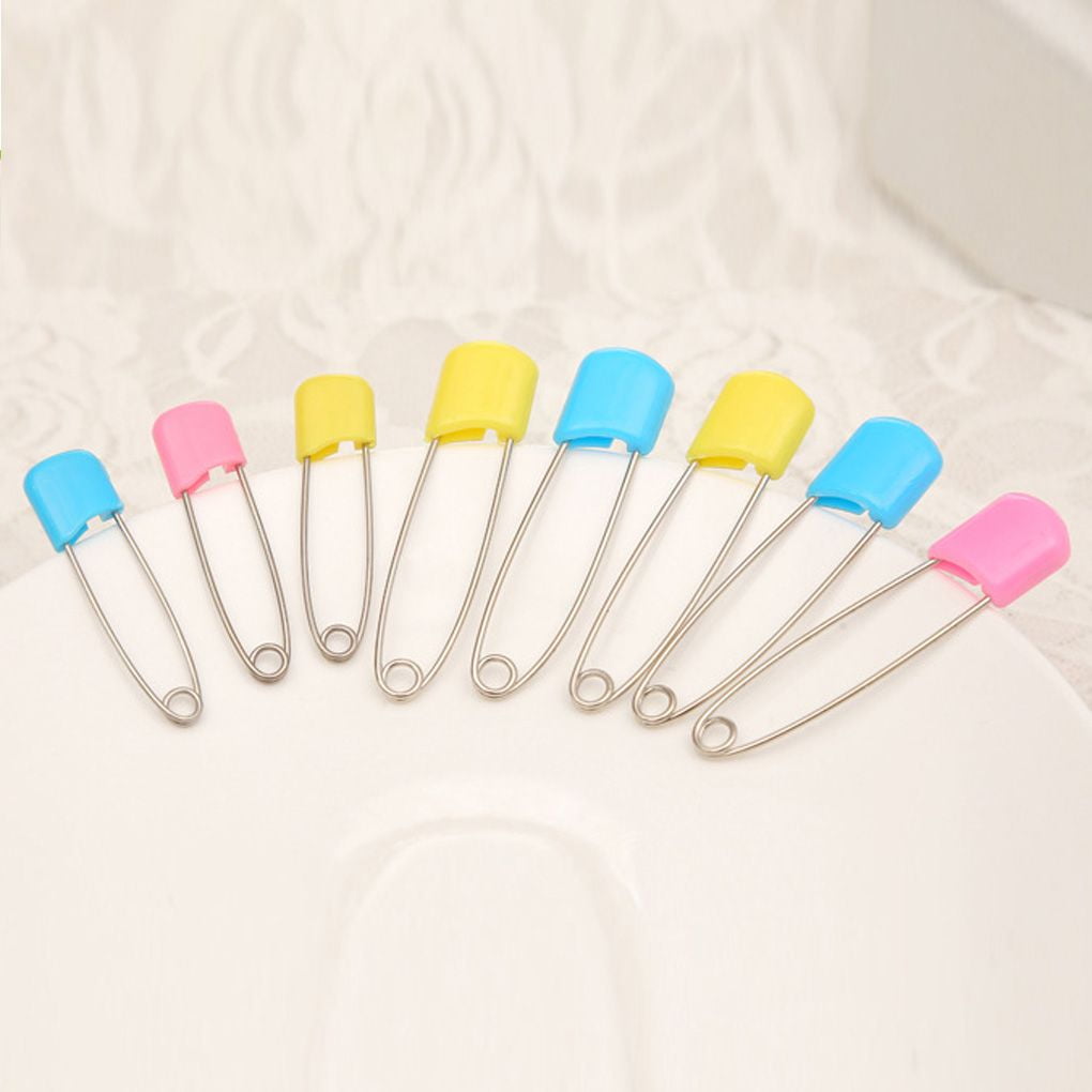 16pcs baby safety pins safety cloth stainless steel baby bibs apron ...