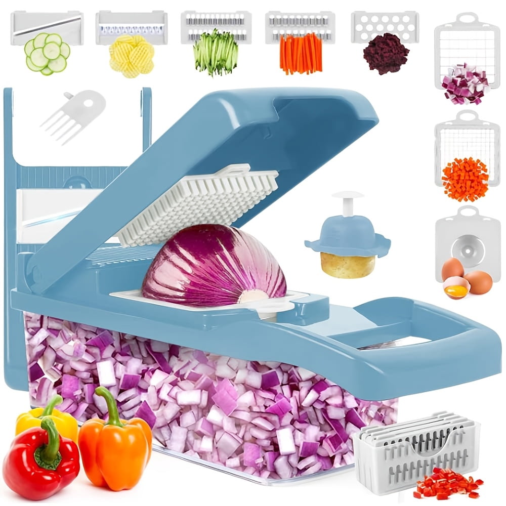 16pcs/set Multifunctional Vegetable Chopper Set -Slicers With ...