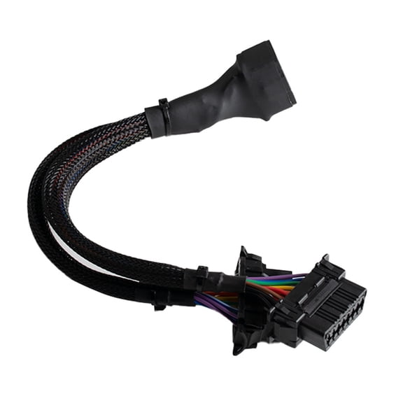 16pin OBD2 Male to Dual Female Converted Cable OBD2 Y-Cable Car Diagnostic Auto Tool OBD2 Auto Tool Connector