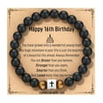 thumbnail image 1 of 16th Birthday Decorations for Boys, 16 Year Old Boy Gifts, Cross Bracelet Cool Gifts for 16 Year Old Boy Birthday Gift Ideas Teenage Teen Boy Gifts 16-18 Son Grandson Him Men Male Guys Stuff, 1 of 17