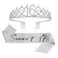 16th Birthday For Birthday Girls Teen Girls Birthday Sash & Set 13