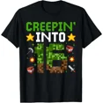 thumbnail image 1 of 16th Birthday Gamer Pixel Creepinâ€™ Into 16 Video Game Party T-Shirt Gift for Dad, 1 of 2