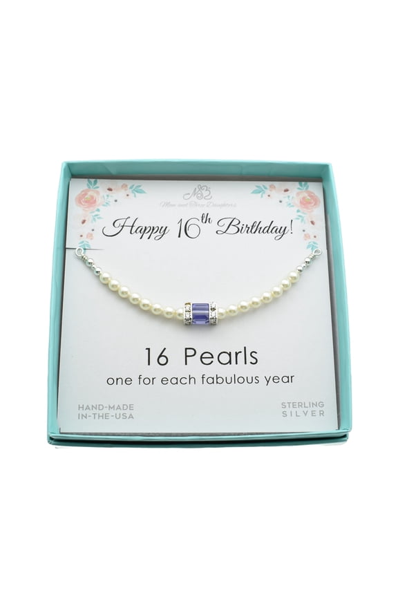 16th Birthday Gift. Birthstone Necklace. Sweet 16 Birthday Gifts for Her. Sixteenth Birthday Gift for Her. December