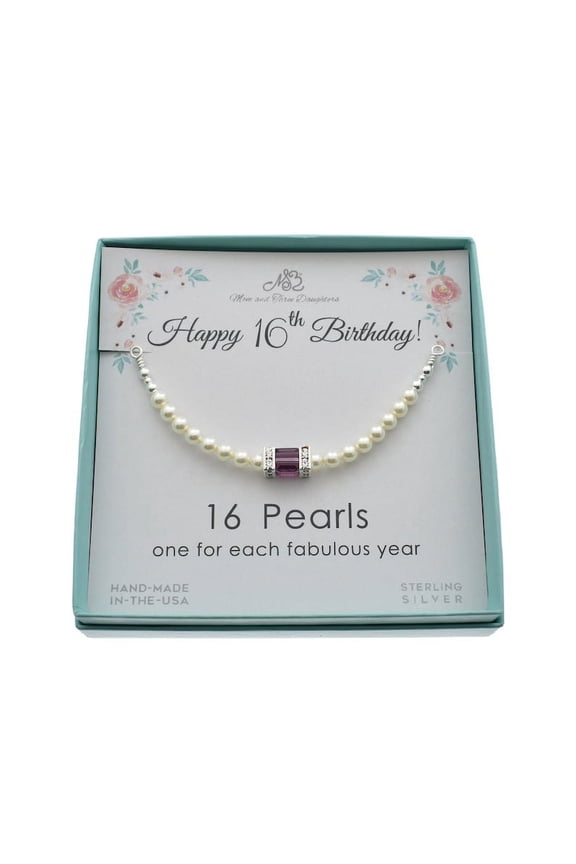 16th Birthday Gift. Birthstone Necklace. Sweet 16 Birthday Gifts for Her. Sixteenth Birthday Gift. February