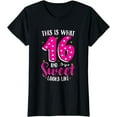 thumbnail image 1 of 16th Birthday Gift Sweet Sixteen Girls 16 T-Shirt T-Shirt, 1 of 4