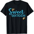 thumbnail image 1 of 16th Birthday Girls Celebrating T-Shirt, 1 of 3