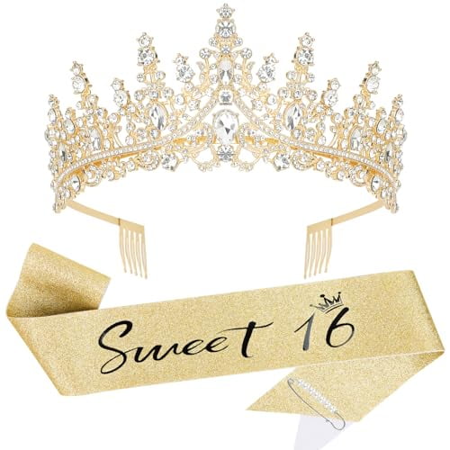 Tiara Compleanno 15 Anni Forum Novelties - Argento Con Numero 15 Rosa, Taglia Unica Adulto - 3