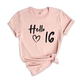thumbnail image 1 of 16th Birthday Shirt, Hello 16 T-Shirt, 2008 Birthday Shirt, 16th Birthday Gift, Seventeen And Fabulous, 16 AF Shirt, 2008 birthday women, 1 of 1