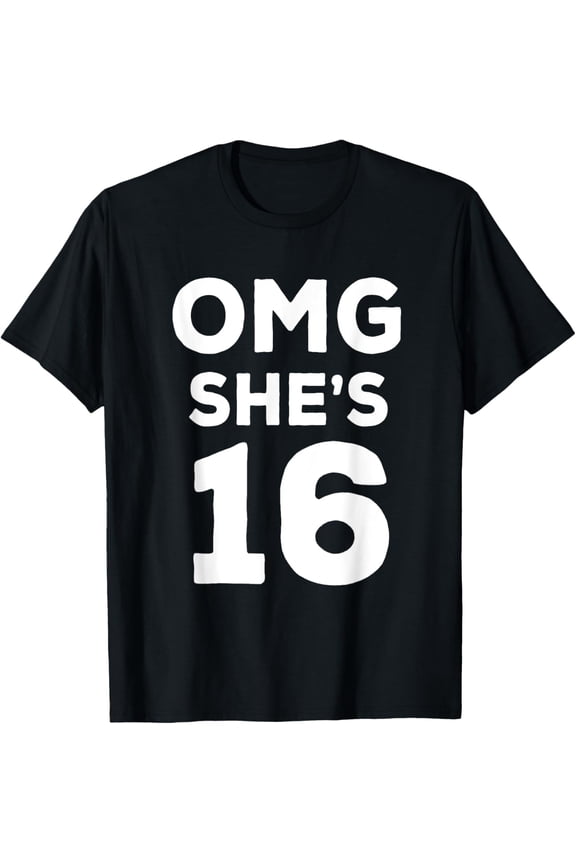 16th Birthday TShirt Sweet 16 Group Photo Shirt OMG She's 16