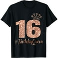 thumbnail image 1 of 16th Birthday Teen Sweet Sixteen 16 Rose T-Shirt, 1 of 3