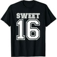 thumbnail image 1 of 16th birthday giftsSweet 16 birthday T-Shirt, 1 of 4