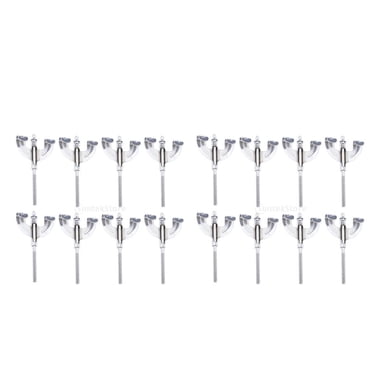Luwecf 10pcs Bass Drum Claw Hook For Drum Parts Accessories, Black