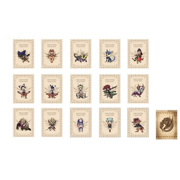 16x Set Mini NFC Cards Monster Hunter Rise Stories Sunbreak Switch
