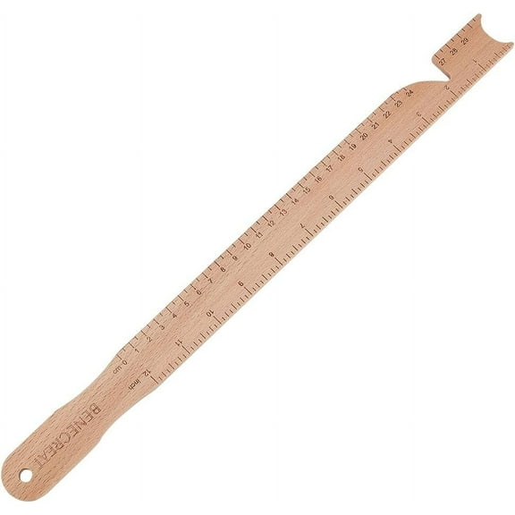 16x1.2 Inch Beech Wood Oven Rack Puller Wood Oven Rack Push Pull Rectangle Push Pull Tool for Kitchen Oven Toaster oven Air fryer Brown